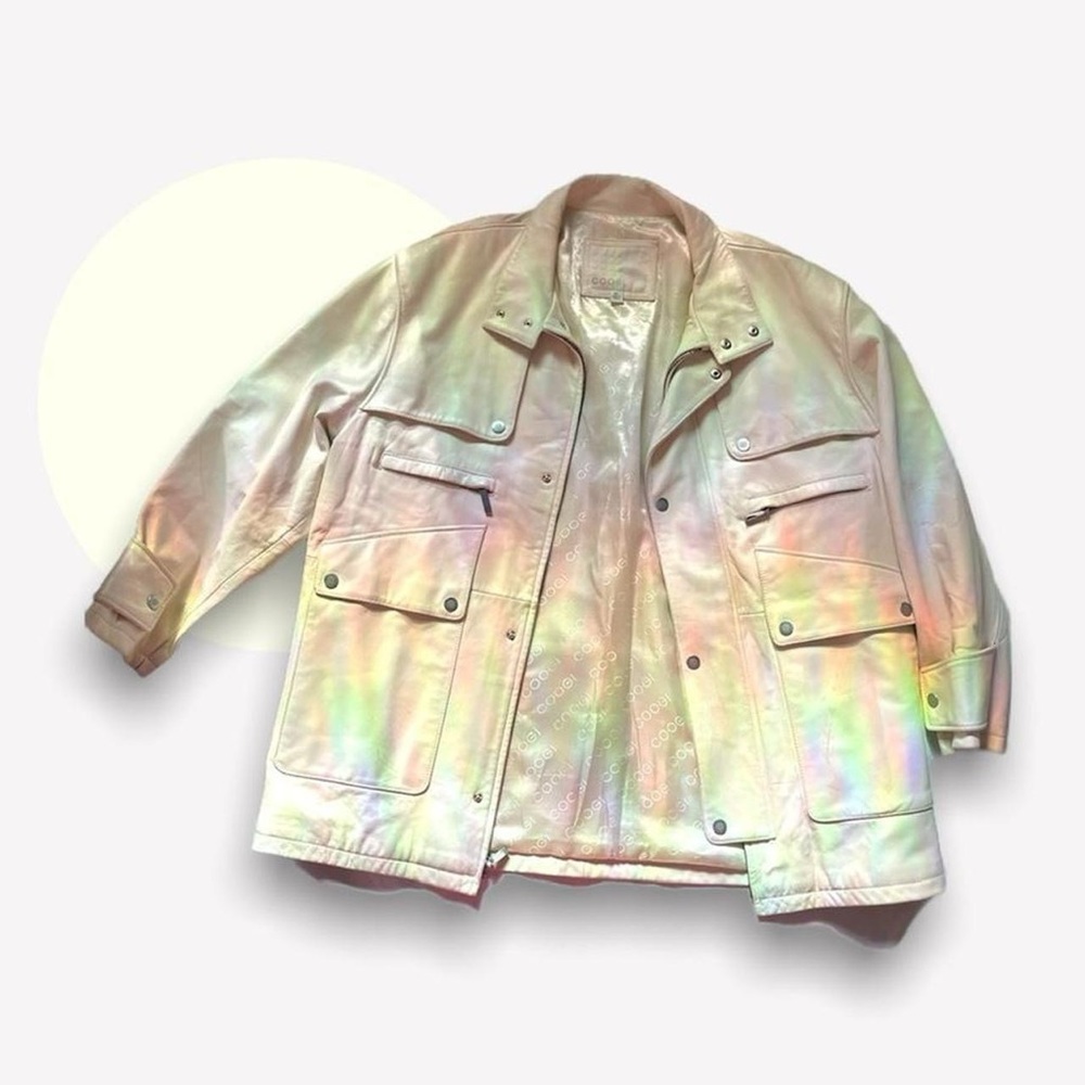 🦢COOGI leather jacket🦢